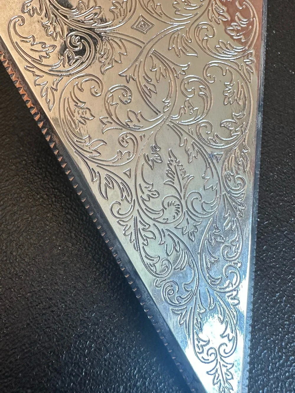 Vintage Silver Plated Pie Server Stamped Italy